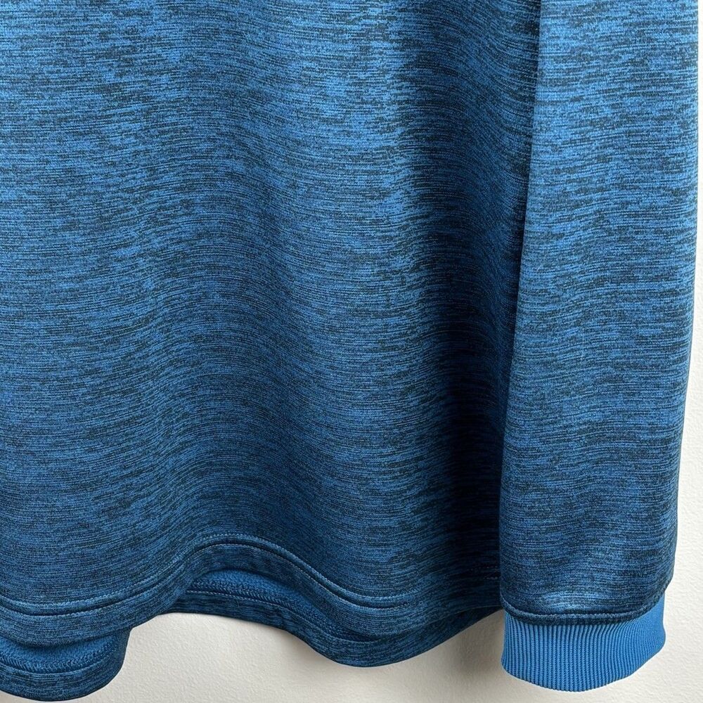 Under Armour 1/4 Zip Pullover Turquoise Blue Men’s XL Cuffs & Open Hem - Picture 4 of 6